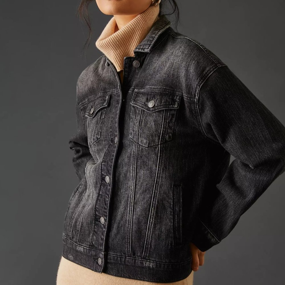 HTF Anthropologie Pilcro Boyfriend Denim Jacket